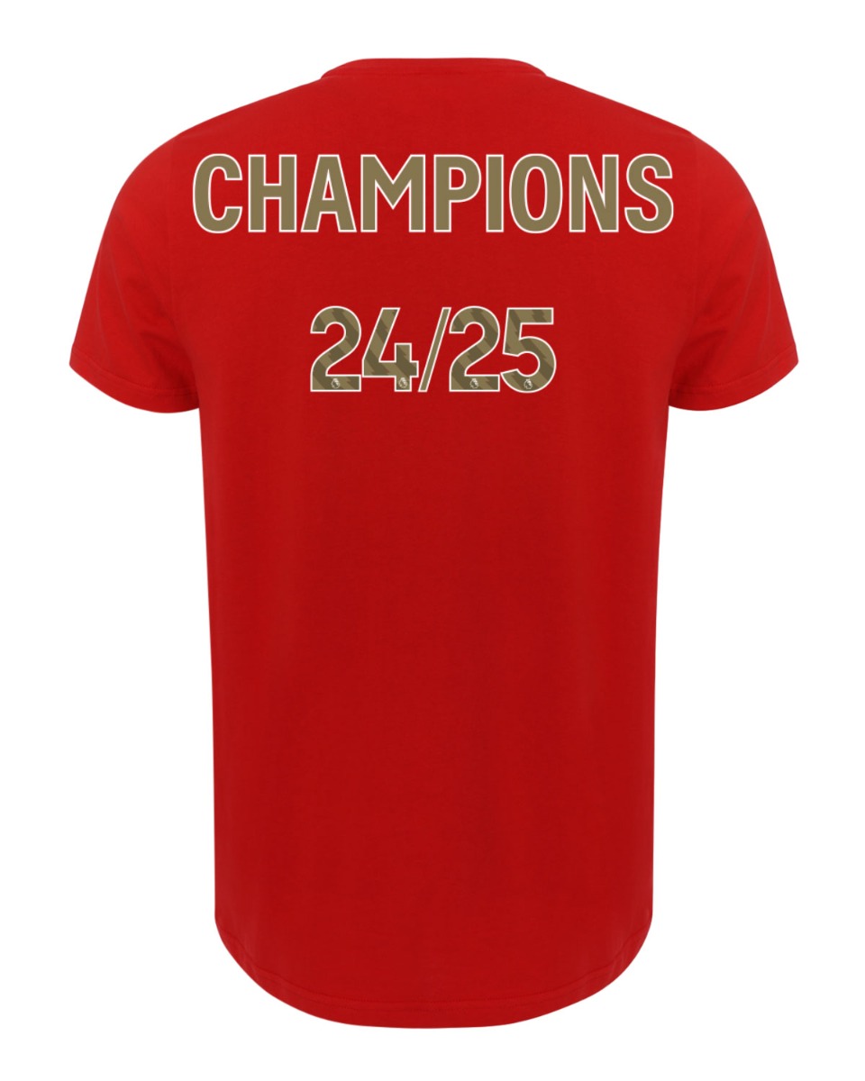 T-shirt LFC Champions 24/25 pour adultes, rouge - Image 1