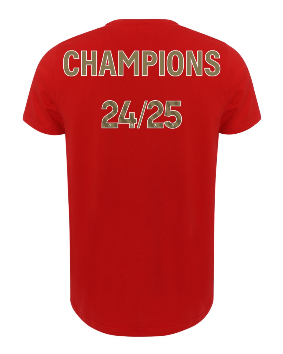 LFC 大人用チャンピオンズ 24/25 ティーレッド - Image 1