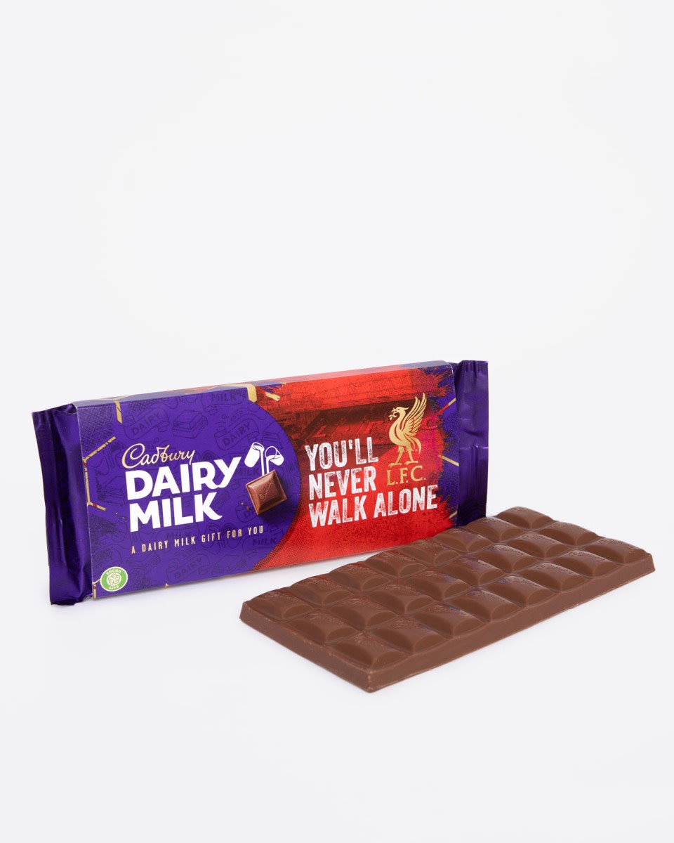 LFC X Cadbury 110g Dairy Milk - Image 1