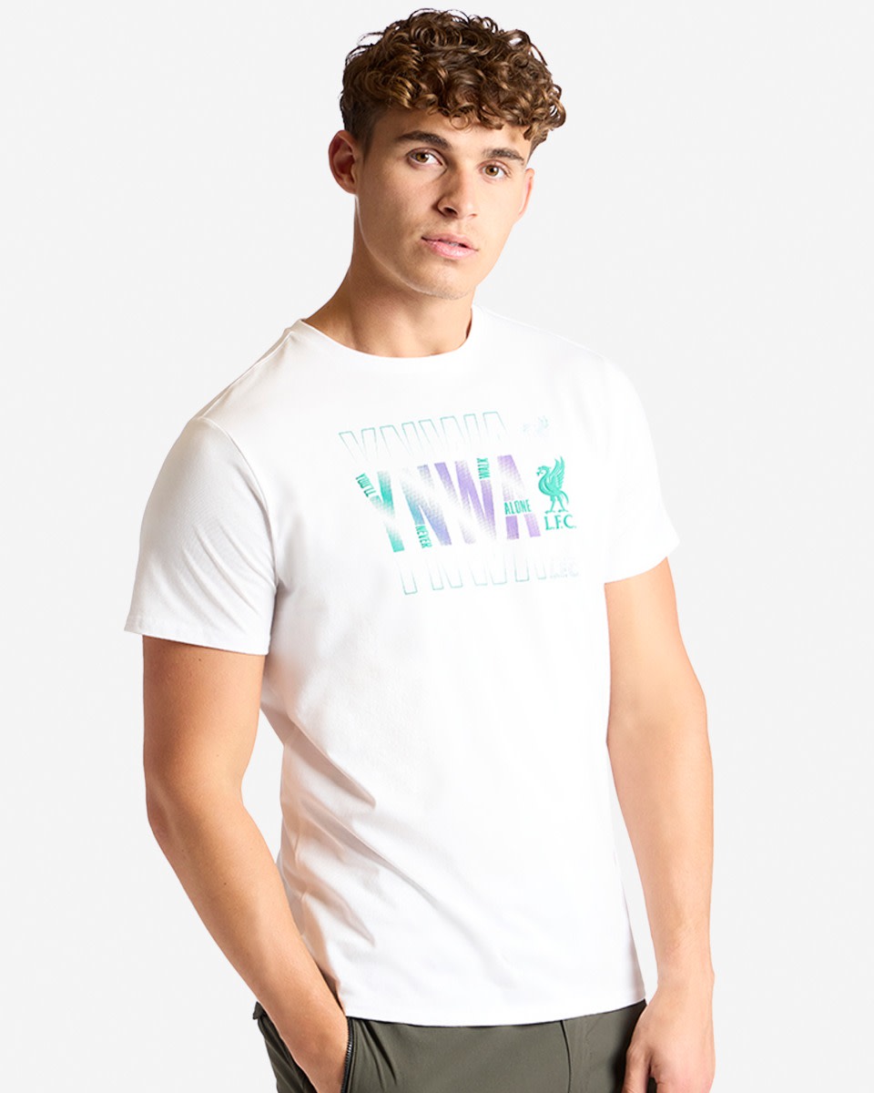 LFC Mens Gradient YNWA Tee White - Image 2