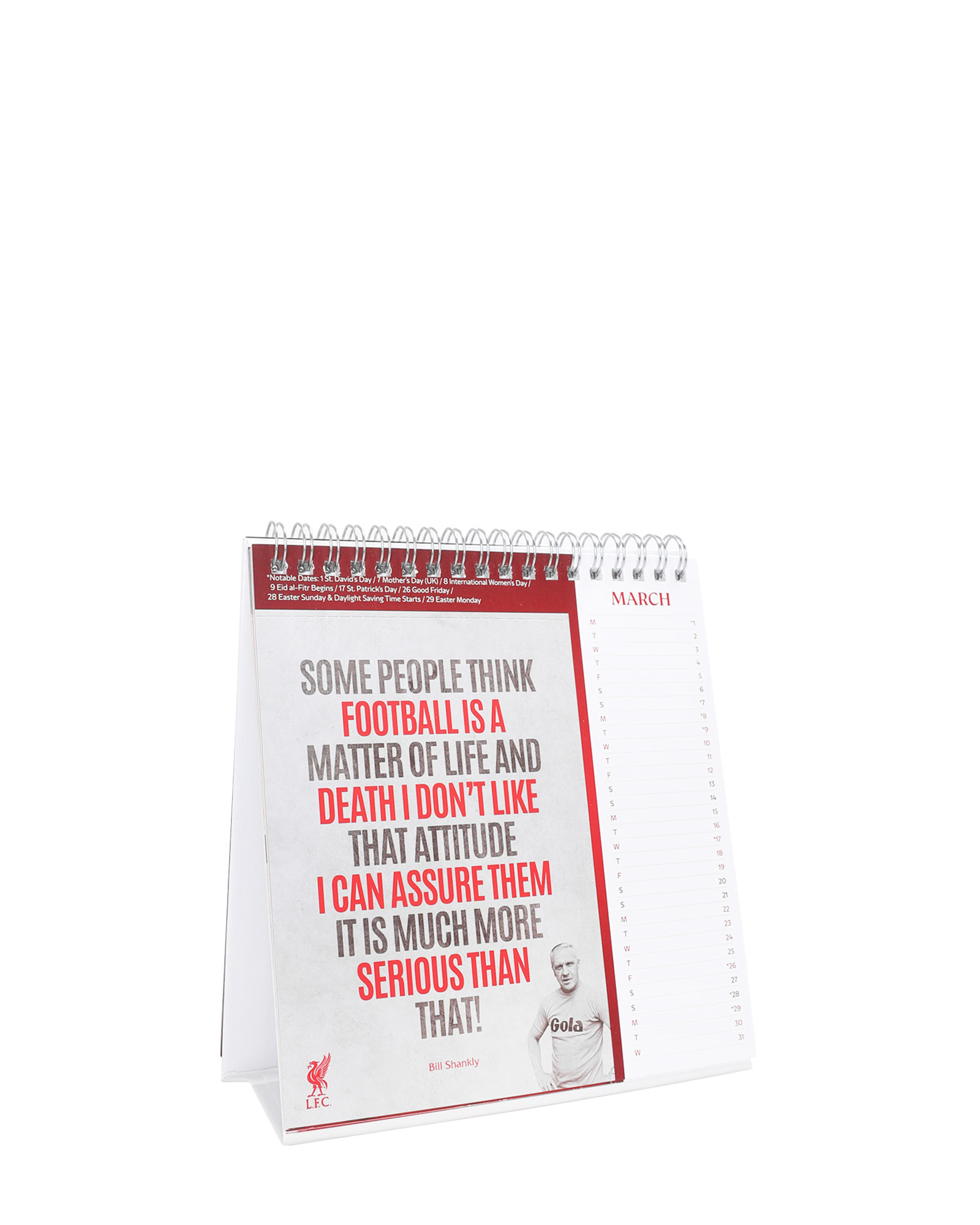 LFC Desk Calendar 2027 - Image 2