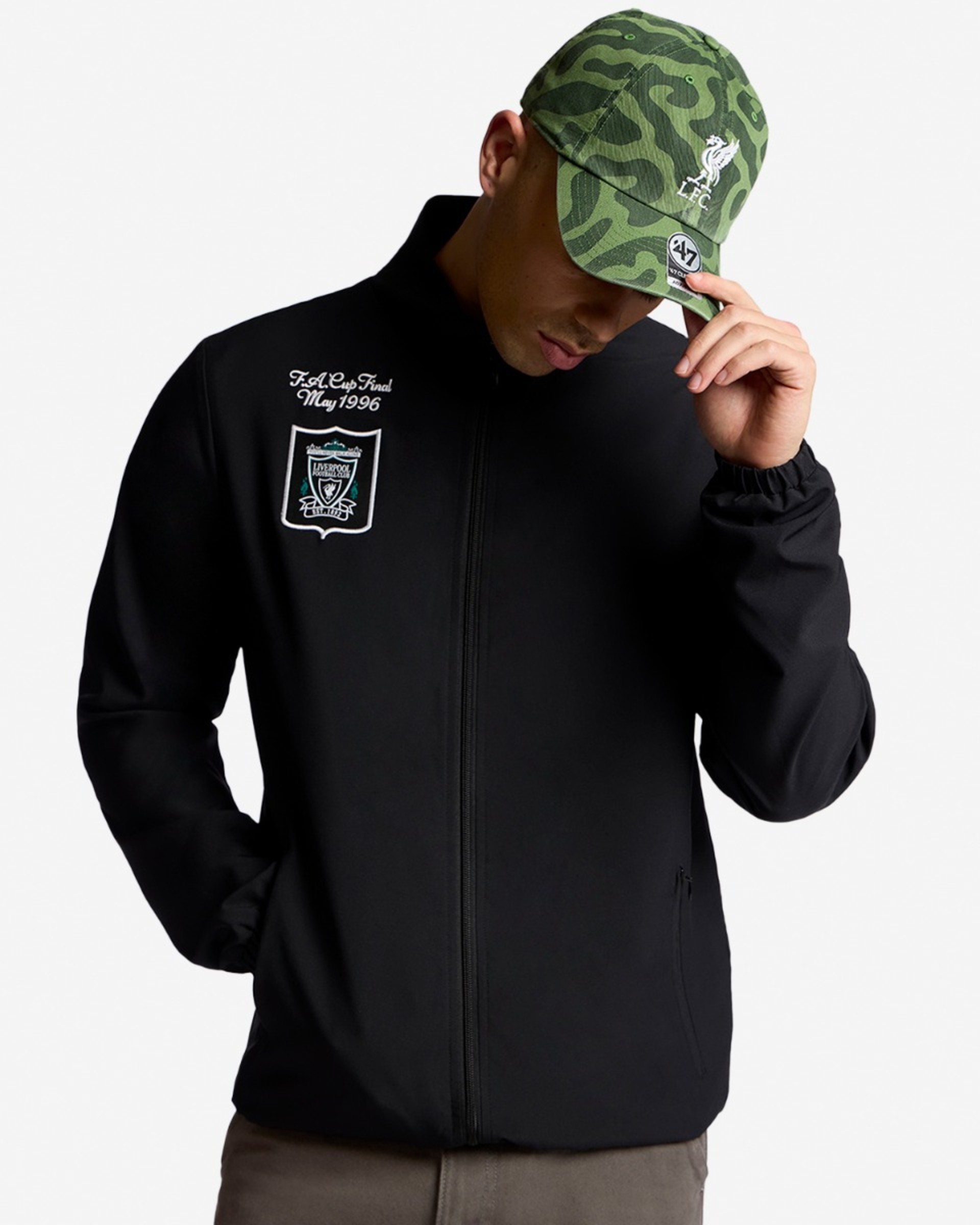 Veste d'athlétisme LFC pour adultes 96, noire - Image 3