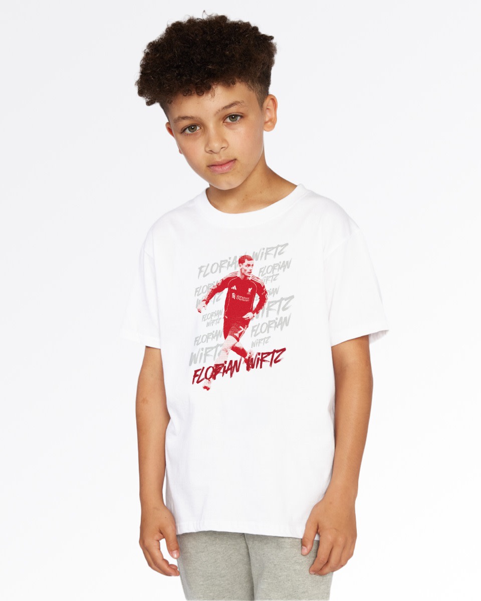 LFC Junior Wirtz T 恤白色 - Image 1
