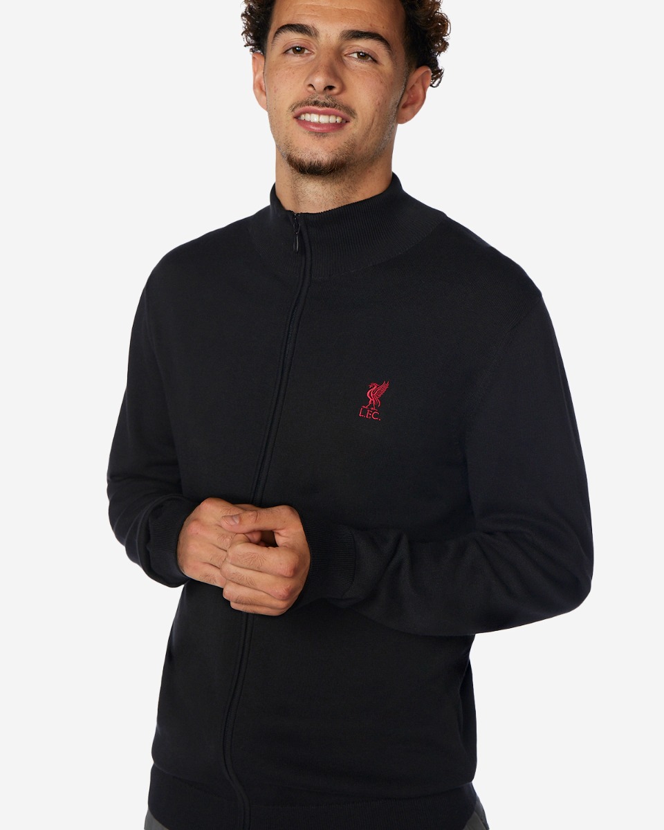 LFC Full Zip Knit Black Jacket - Image 3