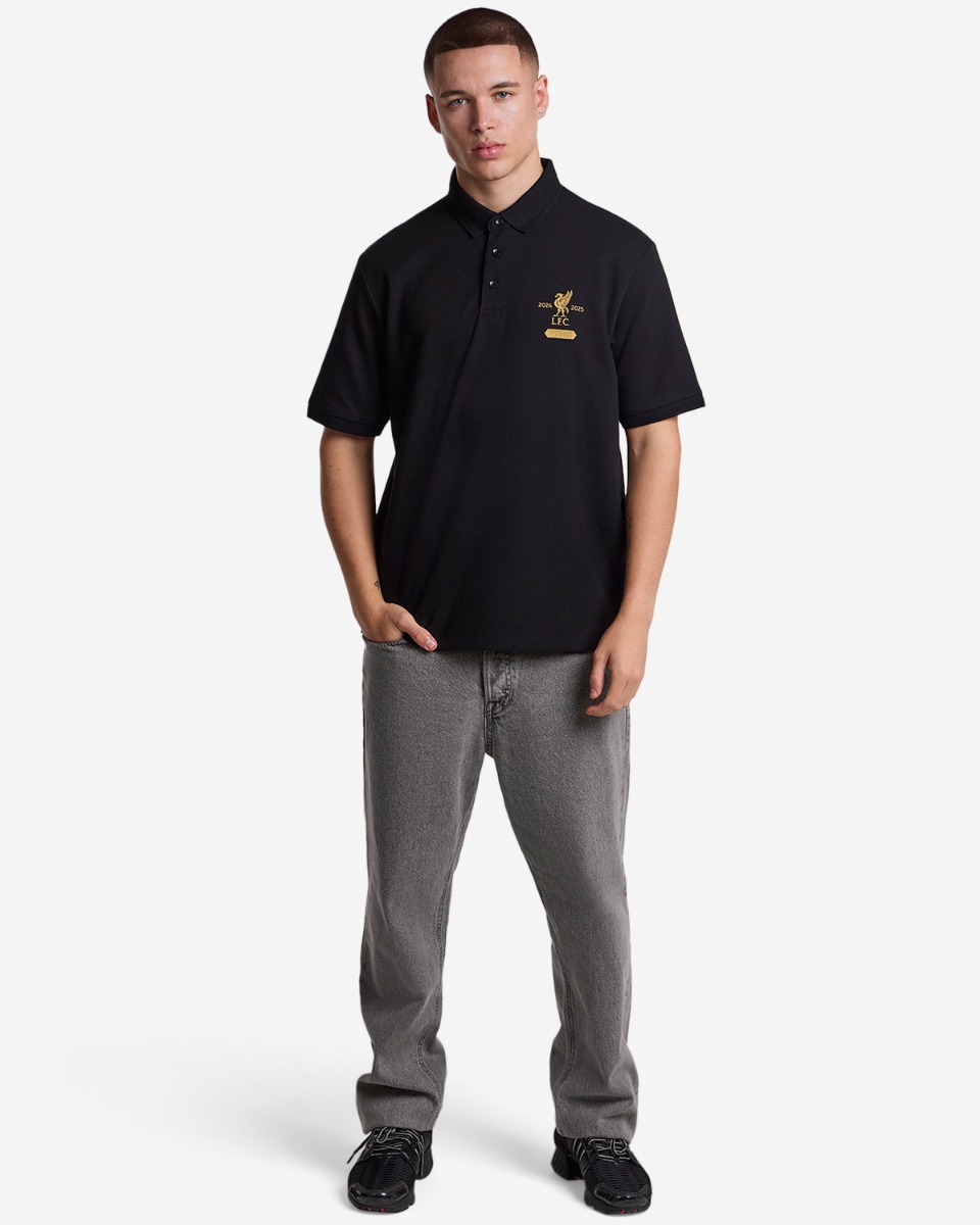 LFC Mens Champions Polo Black - Image 3