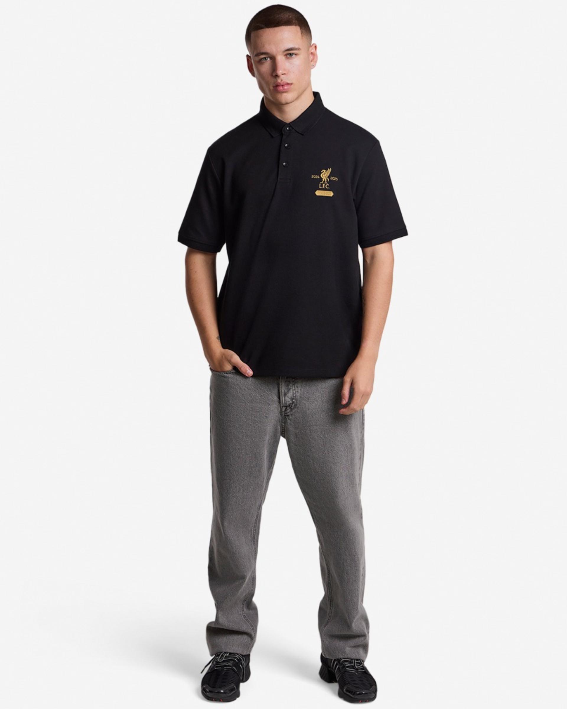 LFC Herre Champions Polo Sort - Image 3