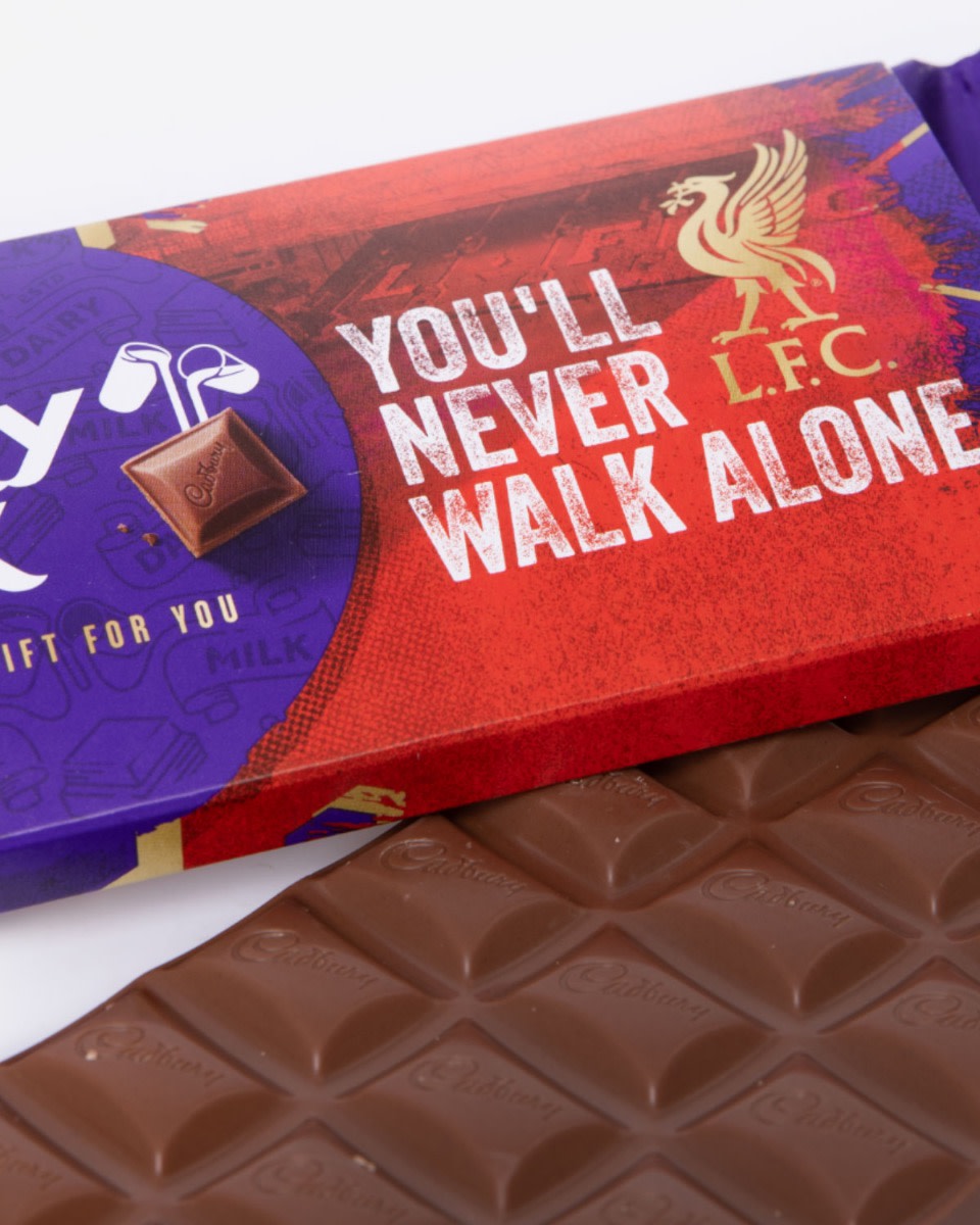 LFC X Cadbury 110g Dairy Milk - Image 2