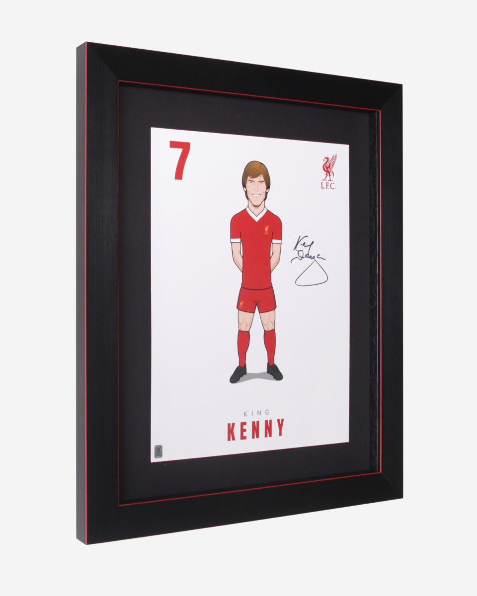 LFC Signed Dalglish A3 Print - Image 2