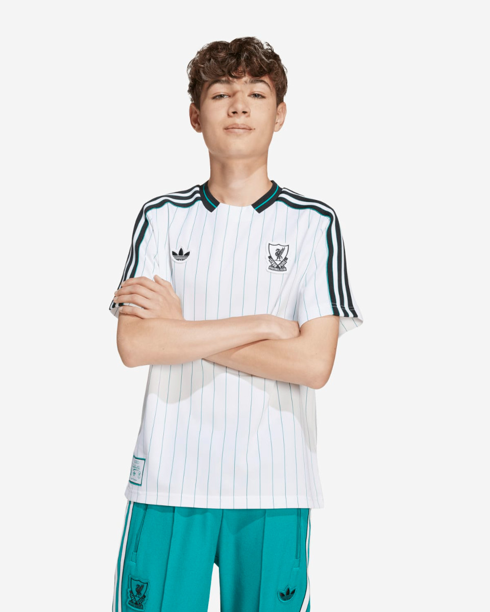 LFC adidas Youth 25/26 Icons Jersey White - Image 3
