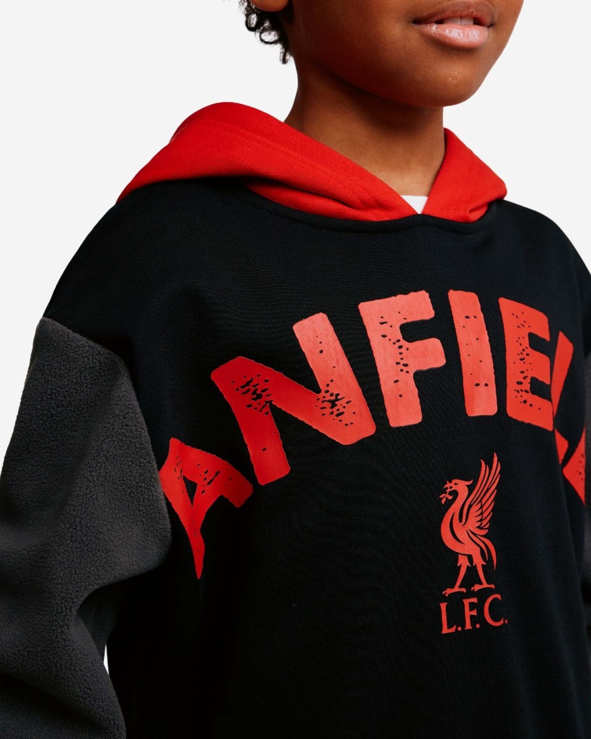 Sudadera negra con paneles LFC Juniors - Image 4