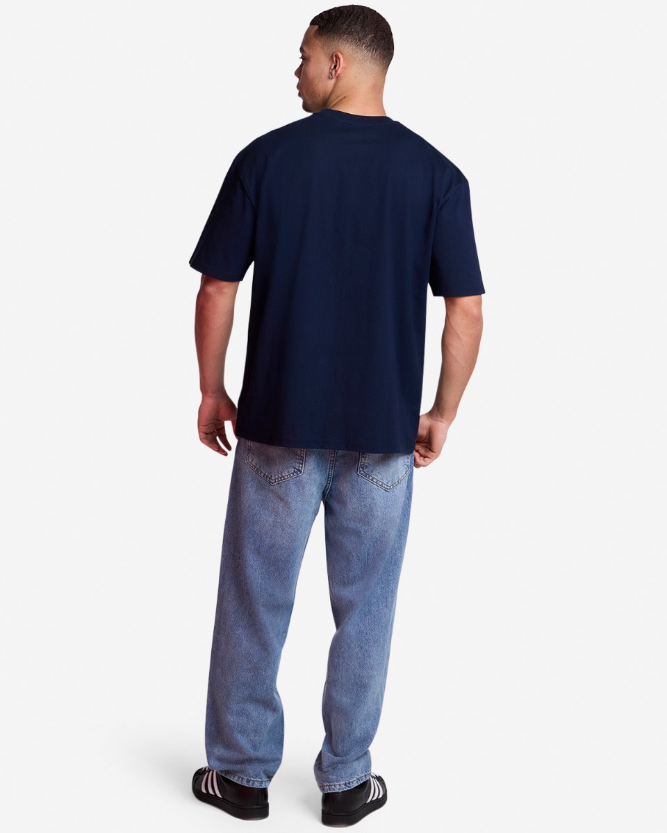 LFC Landmarks Mens Oversize Tee Navy - Image 4