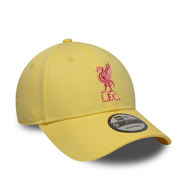 LFC New Era Womens Pastel Yellow 9FORTY Adjustable Cap - Image 4