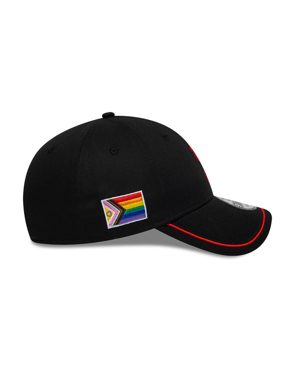 LFC New Era Adults 9FORTY Pride Cap Black - Image 4