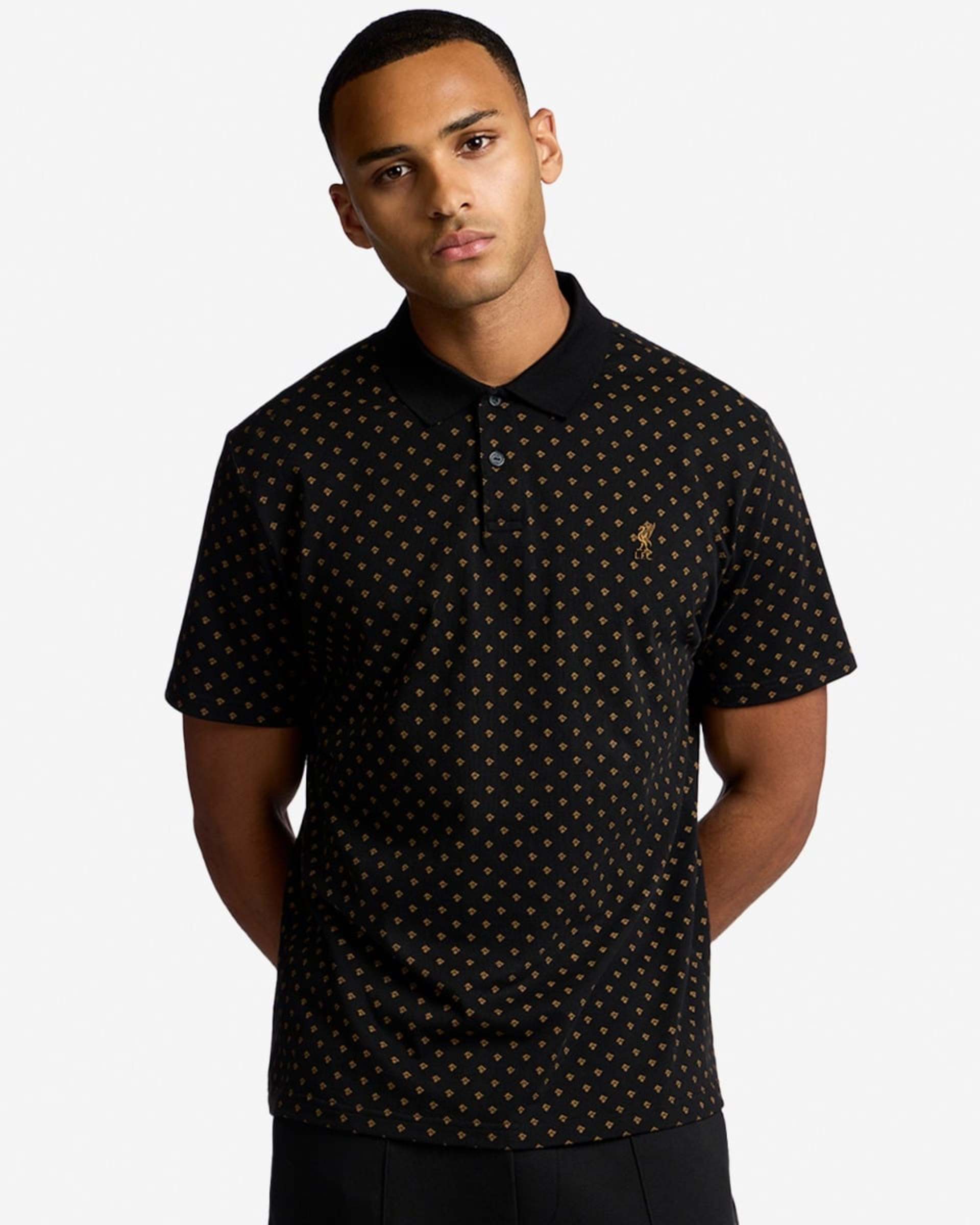 LFC Herre AOP Polo Sort - Image 3