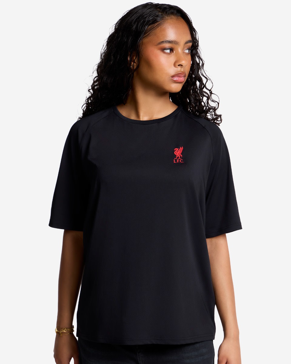 LFC 女式 Liverbird 涤纶 T 恤黑色 - Image 4