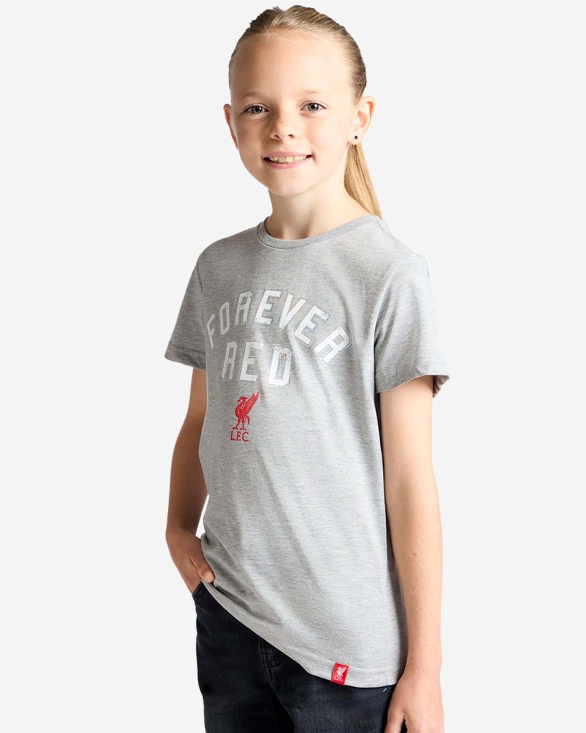 เสื้อยืดสีแดง LFC Infants Forever สีเทา มาร์ล - Image 1