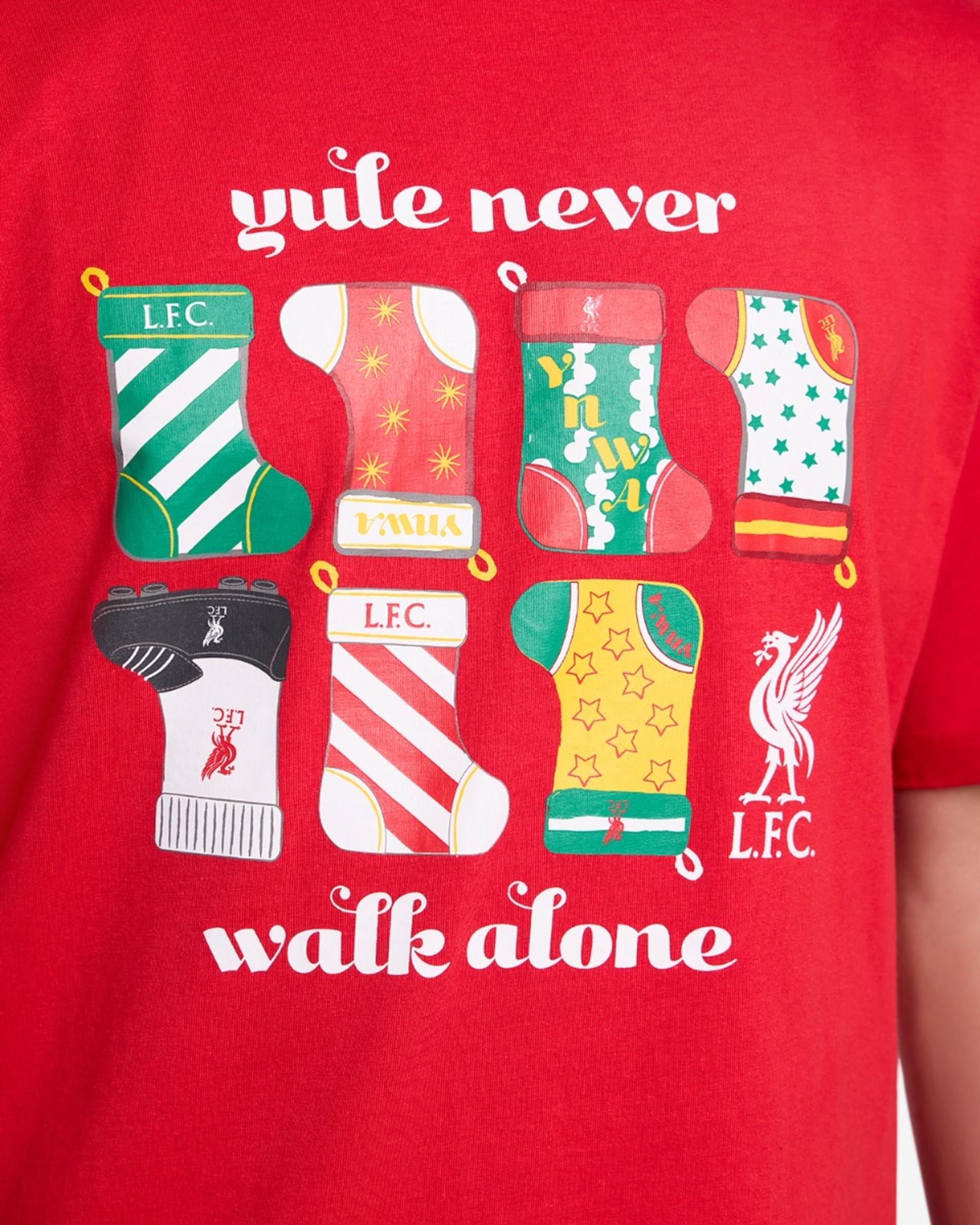 LFC Adults Christmas Tee Rød - Image 2