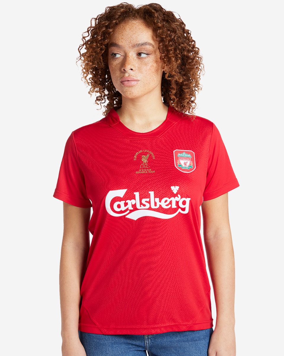 LFC 女式 2005 年伊斯坦布尔复古主场衬衫 - Image 2