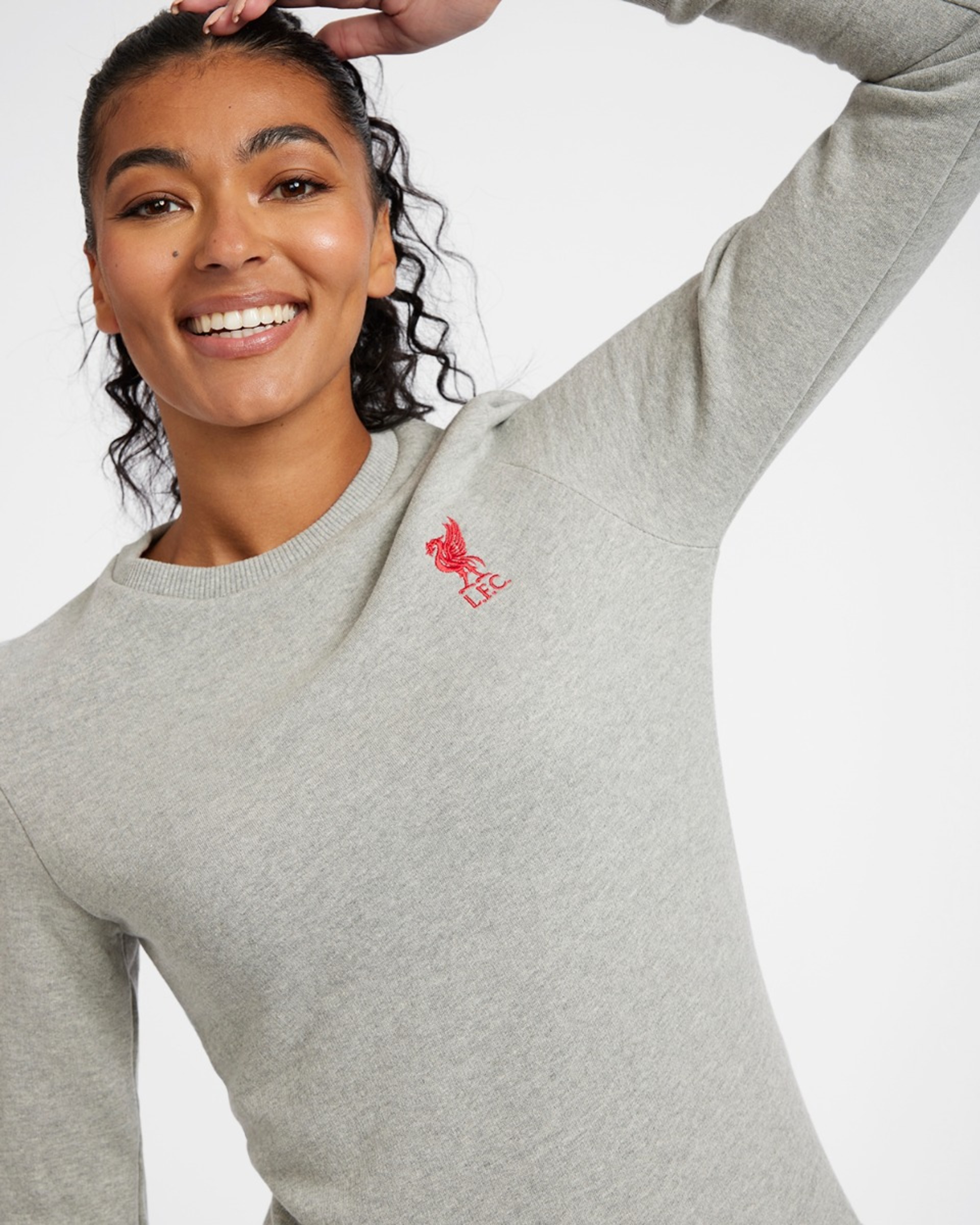 LFC Sweatshirt med rund hals til kvinder Grå - Image 2