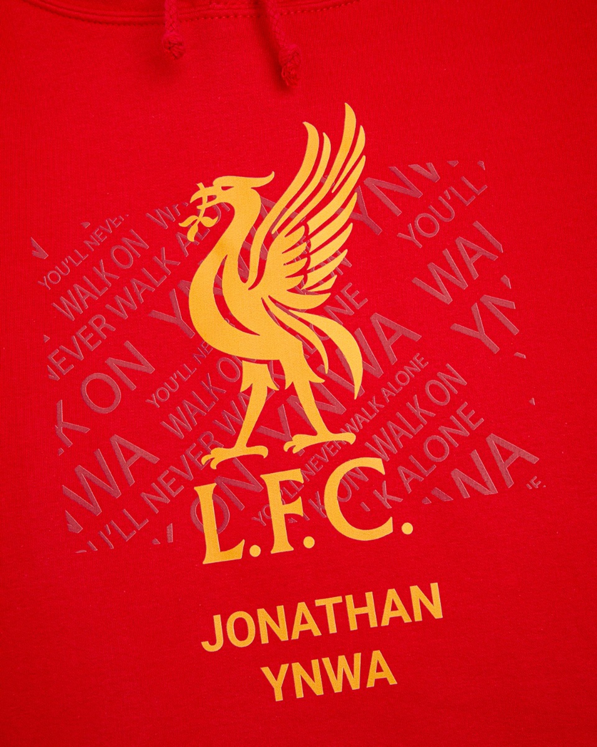 LFC Liverbird personlig rød hættetrøje - Image 3