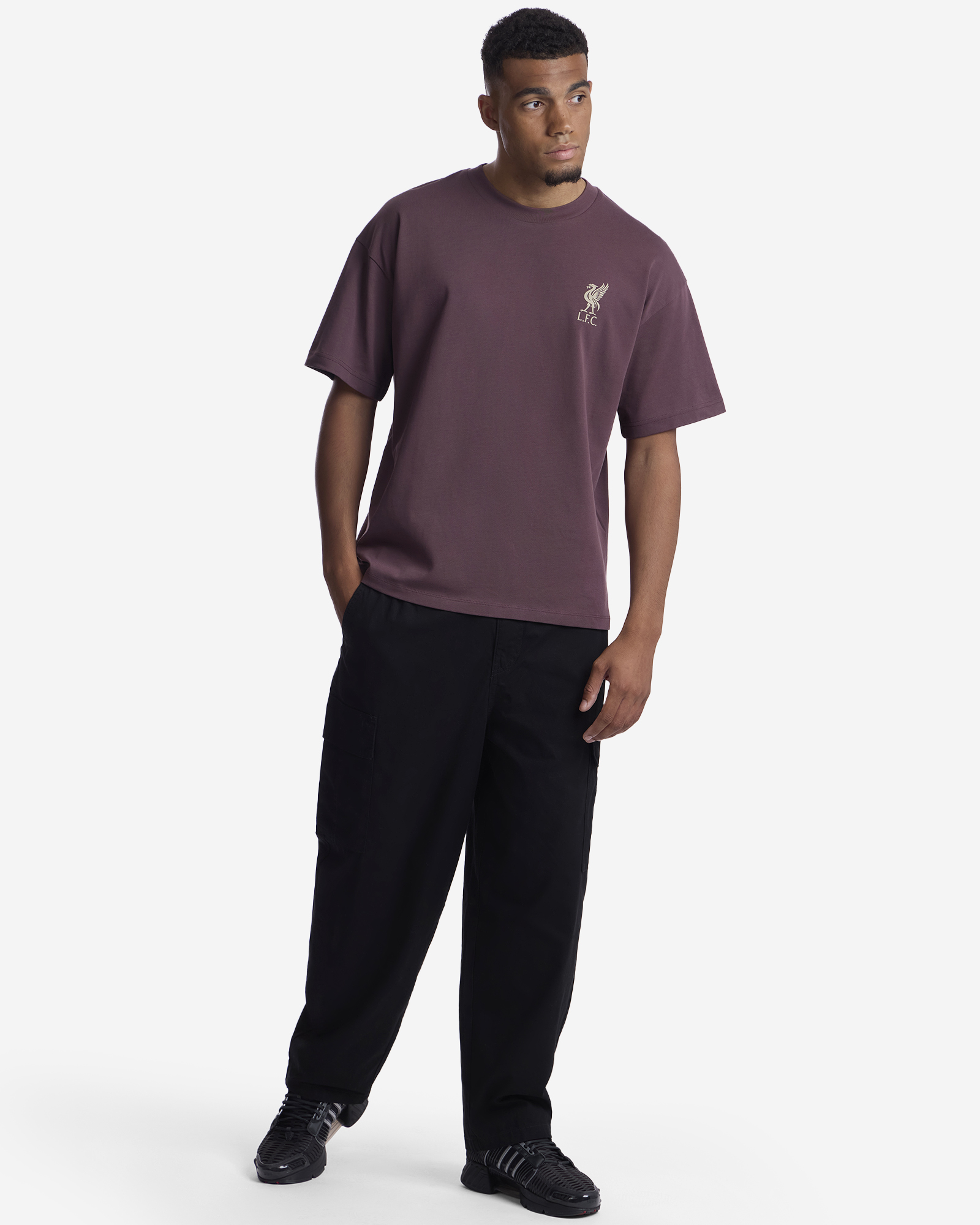 Camiseta abstracta extragrande LFC YNWA Huckleberry para hombre - Image 4