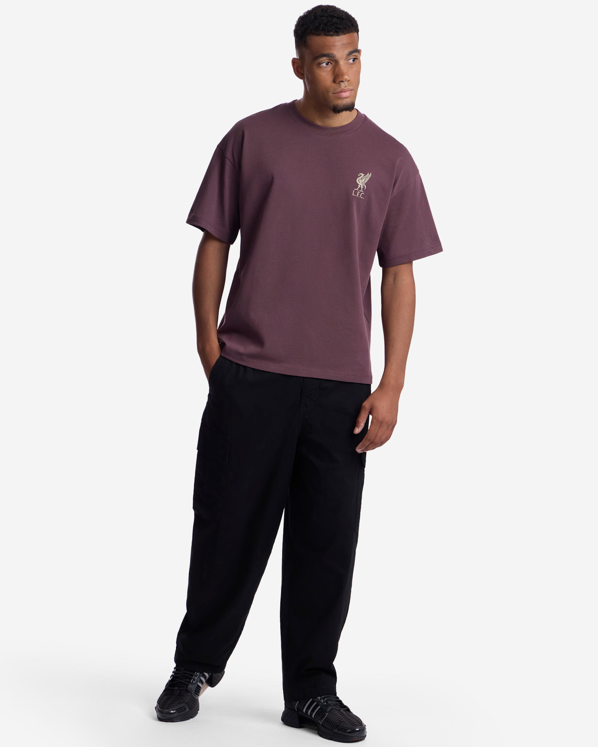 Camiseta abstracta extragrande LFC YNWA Huckleberry para hombre - Image 4