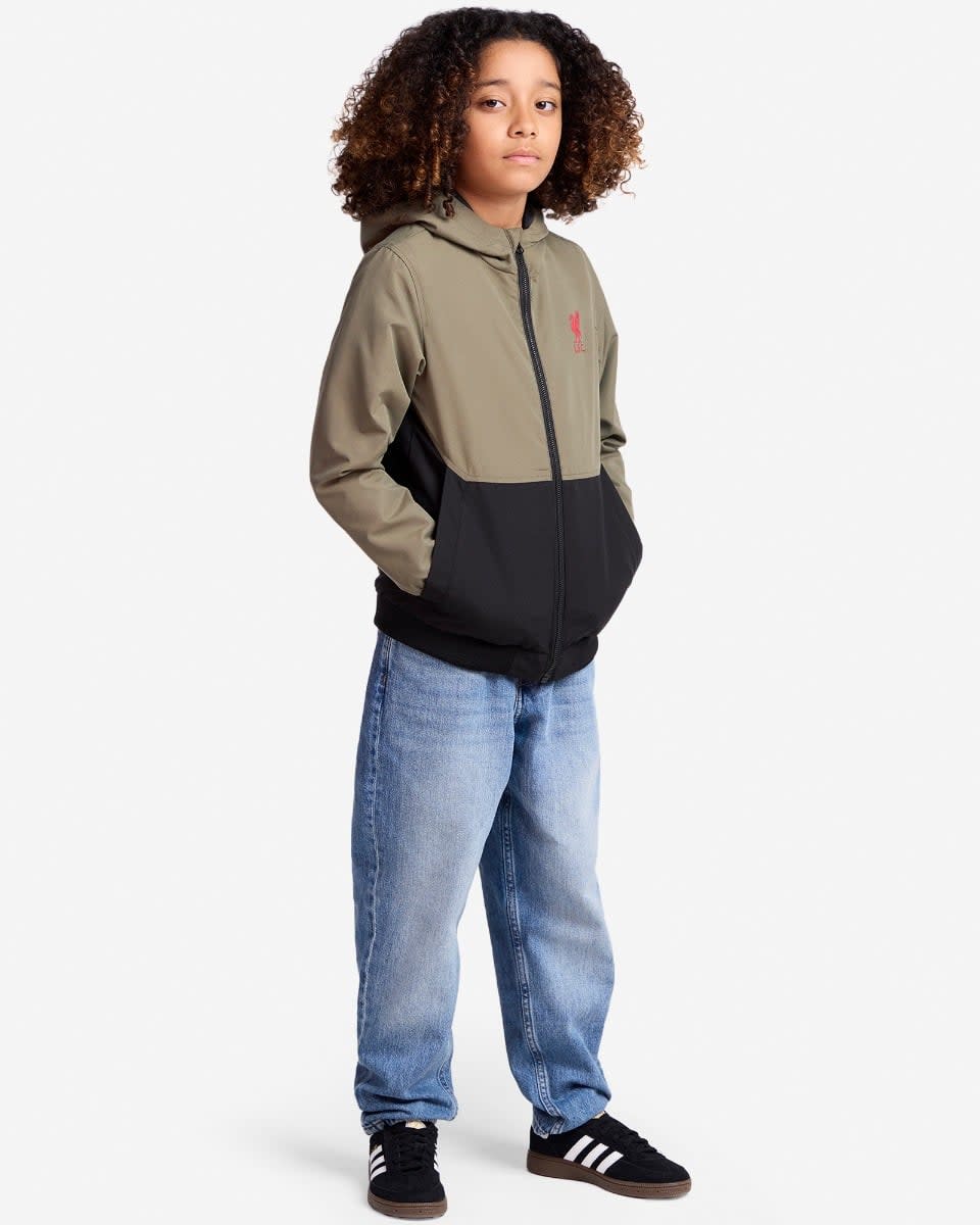 LFC Infants Colour Block Windcheater Khaki - Image 4
