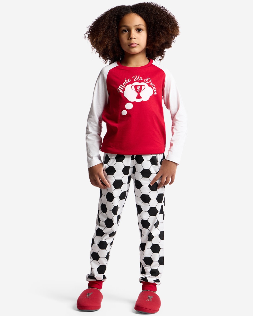 LFC Juniors Long Pyjama Set Red - Image 4