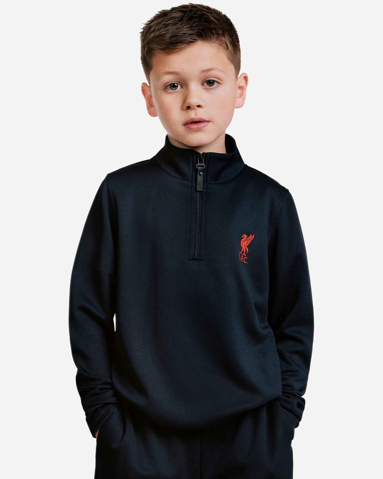 LFC เสื้อผ้าซิป 1/4 สีดำ - Image 4