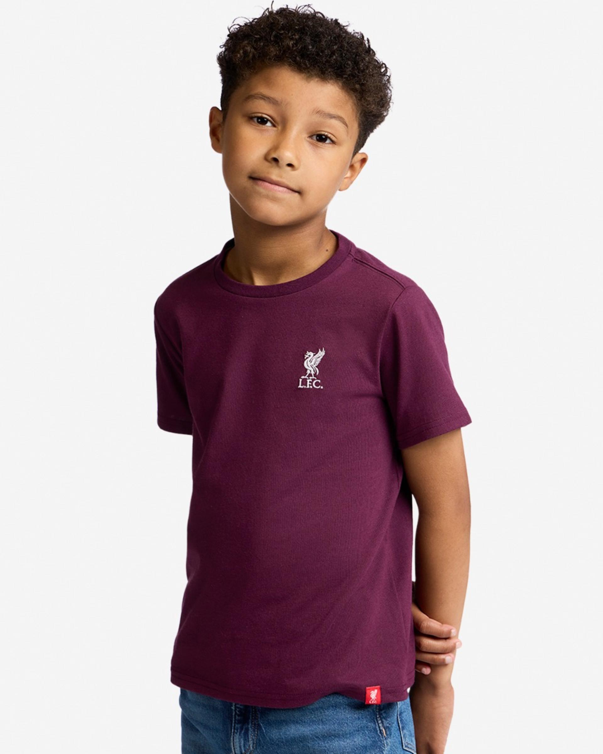LFC Juniors Liverbird Emblem Tee Kirsebær - Image 4