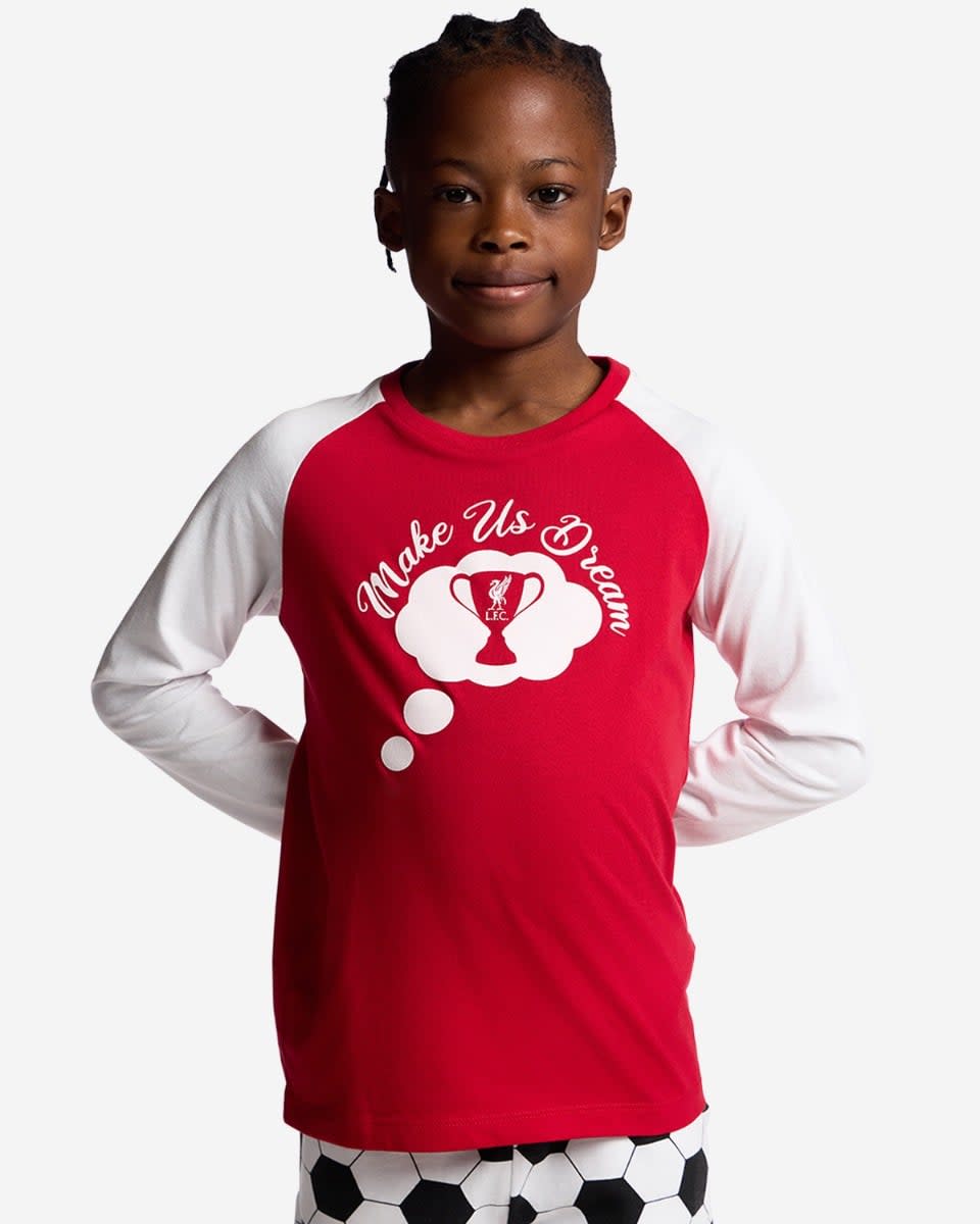 LFC Infants Long Pyjama Set Red - Image 3