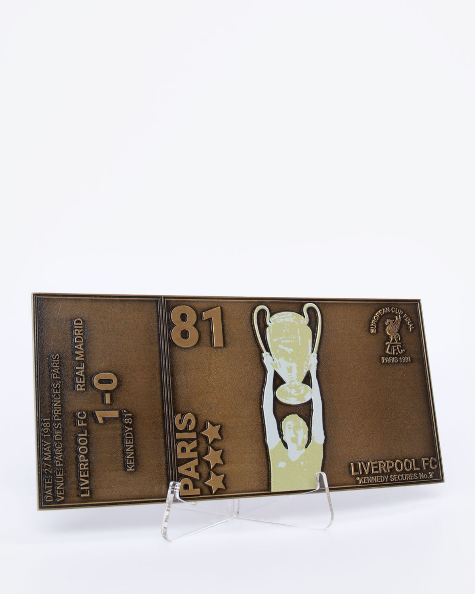 LFC European Cup Final 1981 Collectible Ticket - Image 1