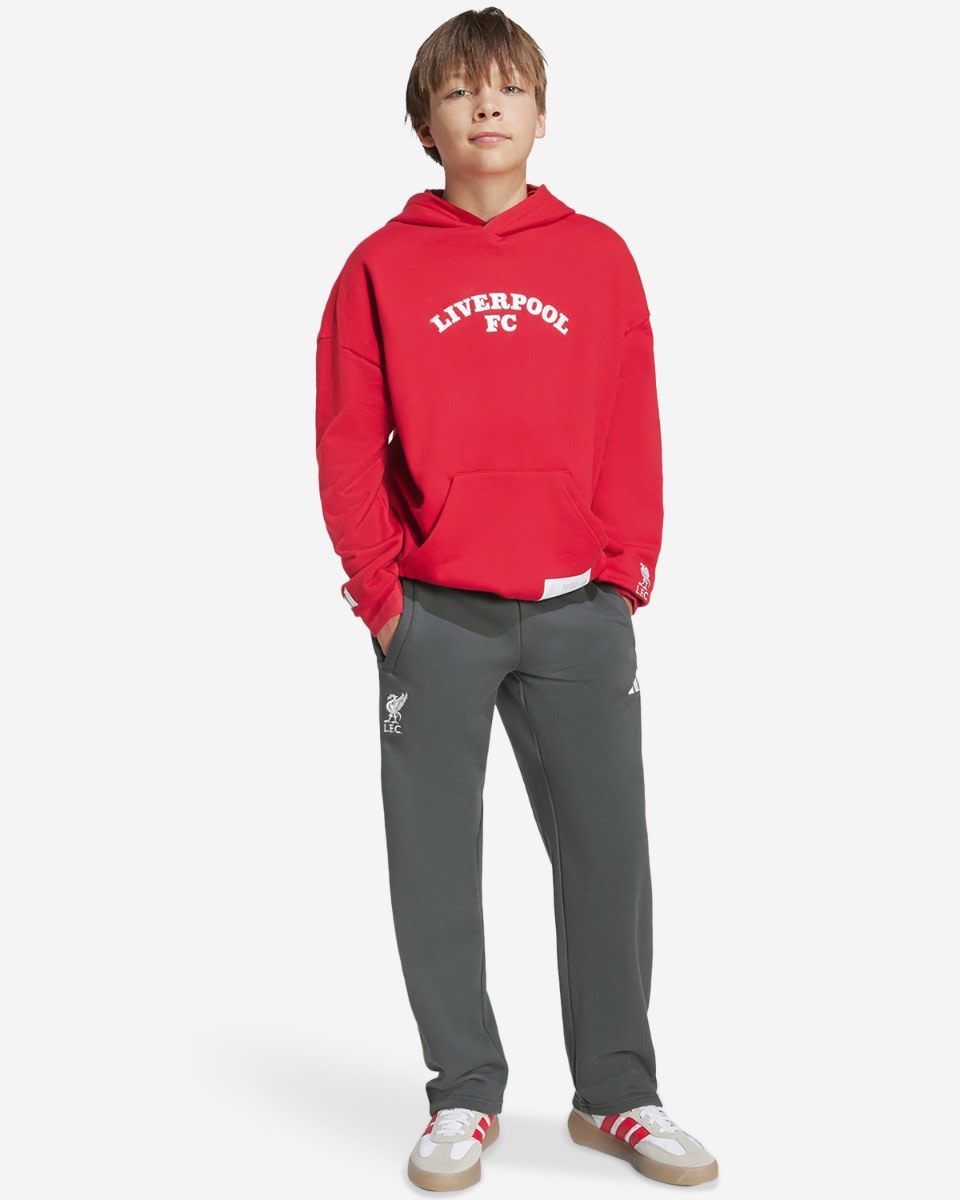 LFC 아디다스 유스 25/26 US 팩 후디 레드 - Image 4