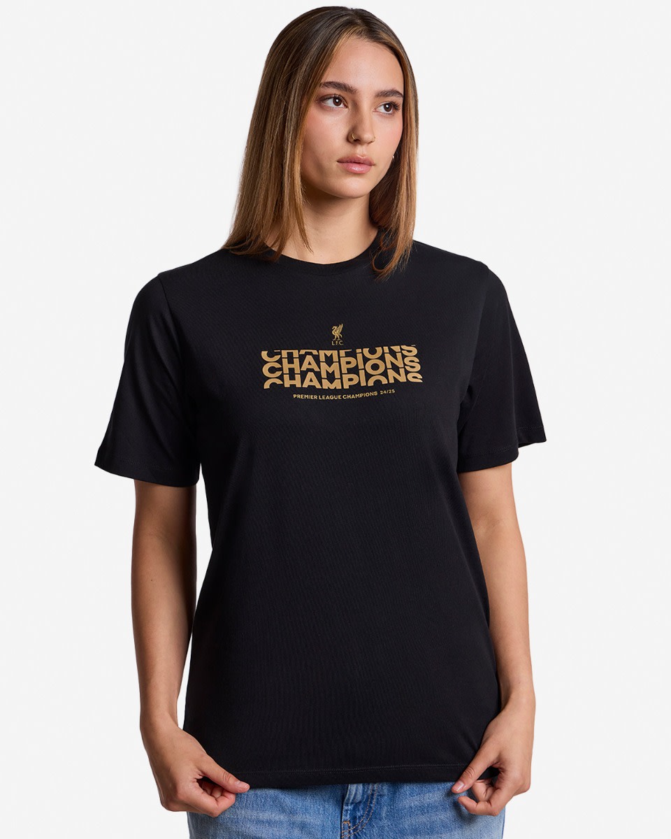 LFC Womens Champions Text Tee - Image 1