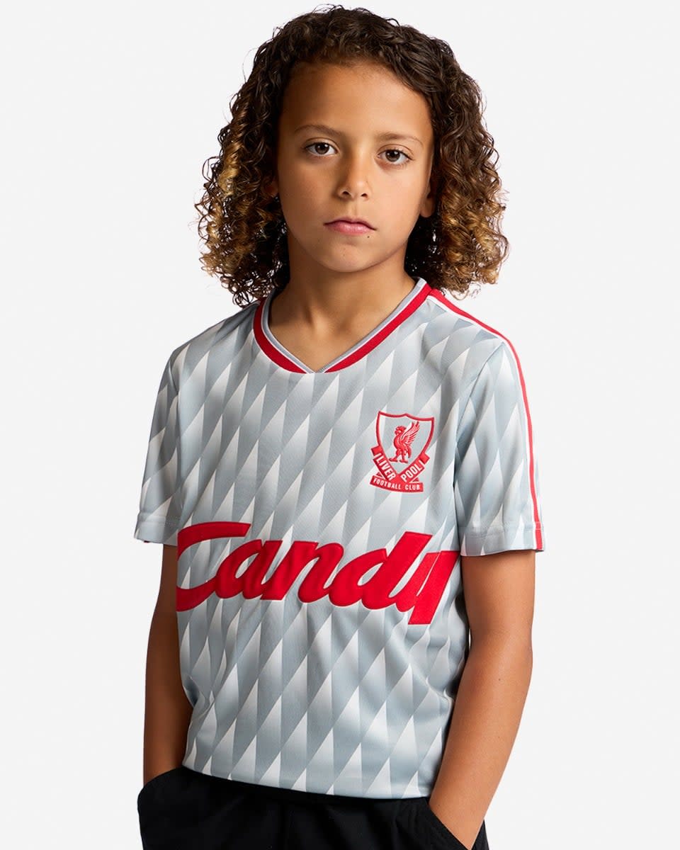Camiseta de visitante LFC Retro Junior Candy 89-91 - Image 1