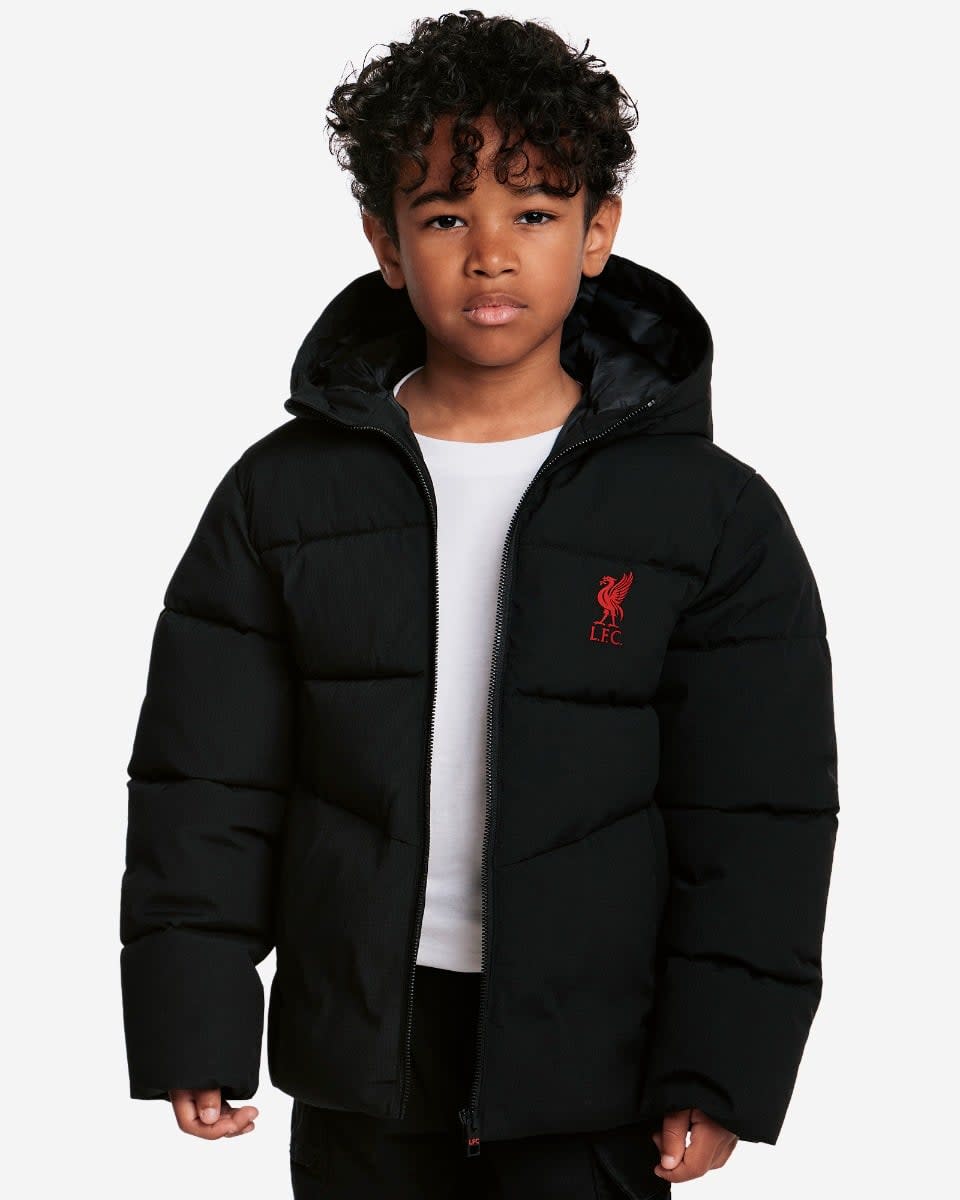 LFC Juniors Puffa Jacket Black - Image 1