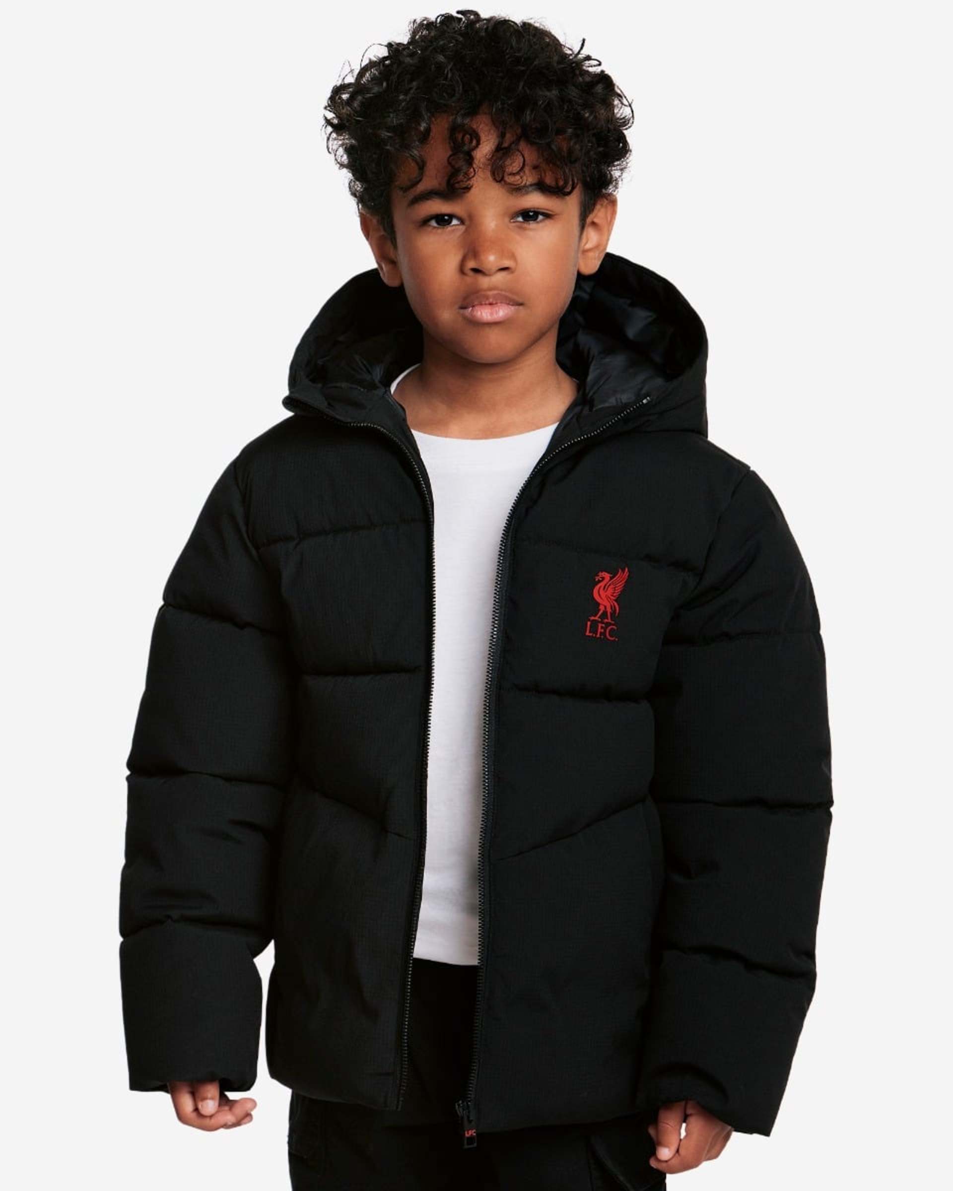 Veste LFC Juniors Puffa noire - Image 1