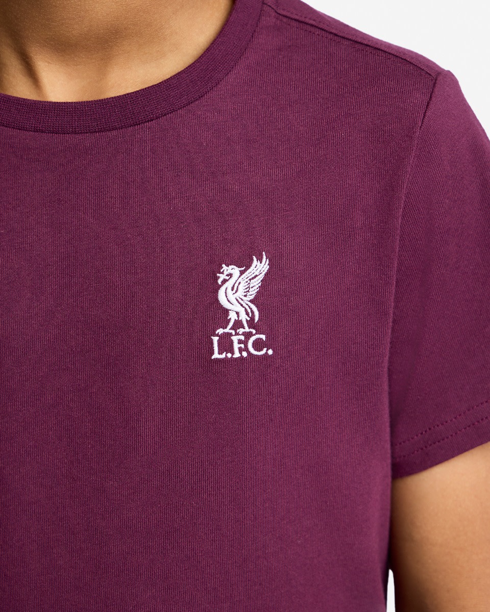LFC Liverbird Emblem T-Shirt für Säuglinge, Kirsche - Image 2