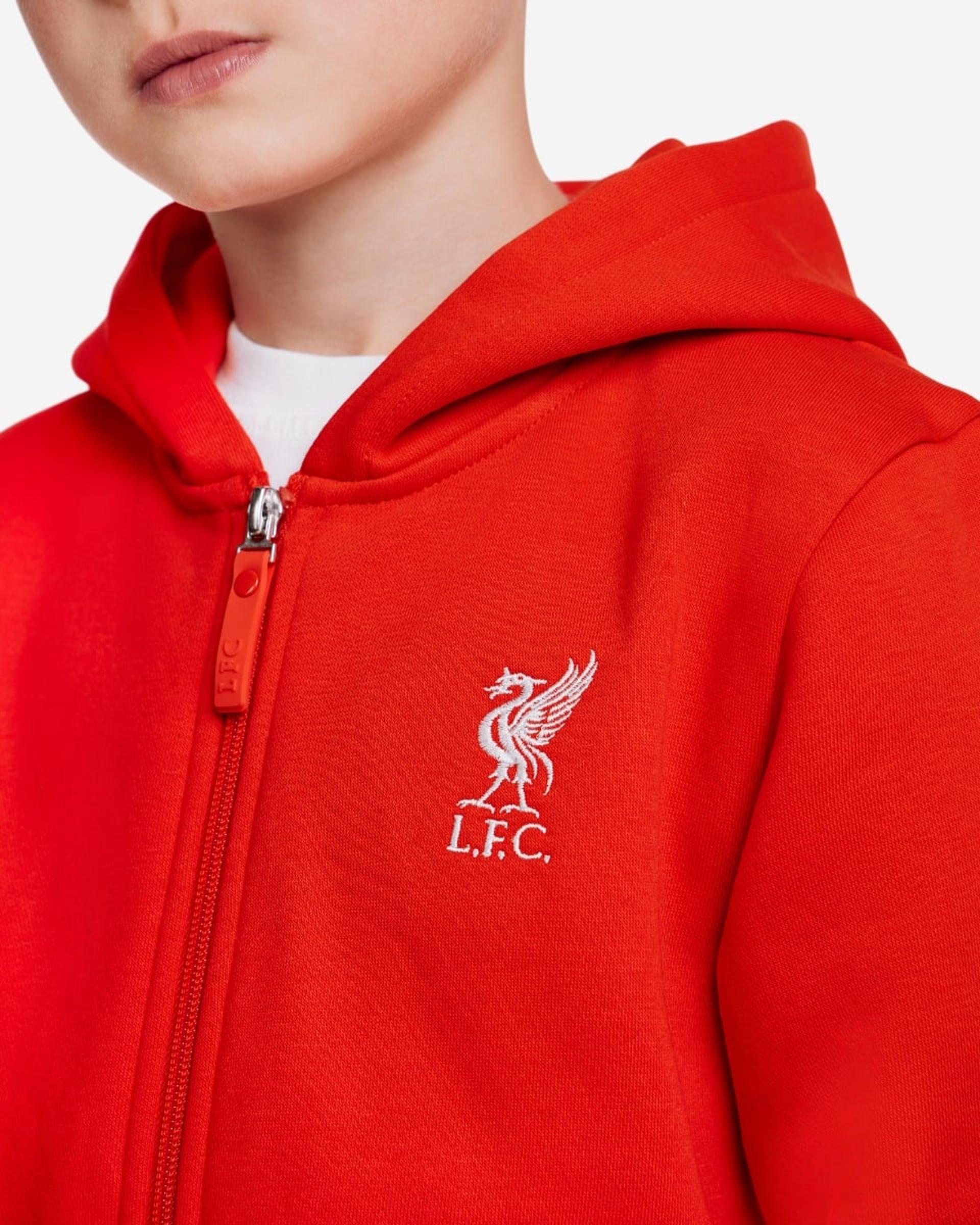 เสื้อฮู้ดซิปสำหรับเด็กทารก LFC สีแดง - Image 2