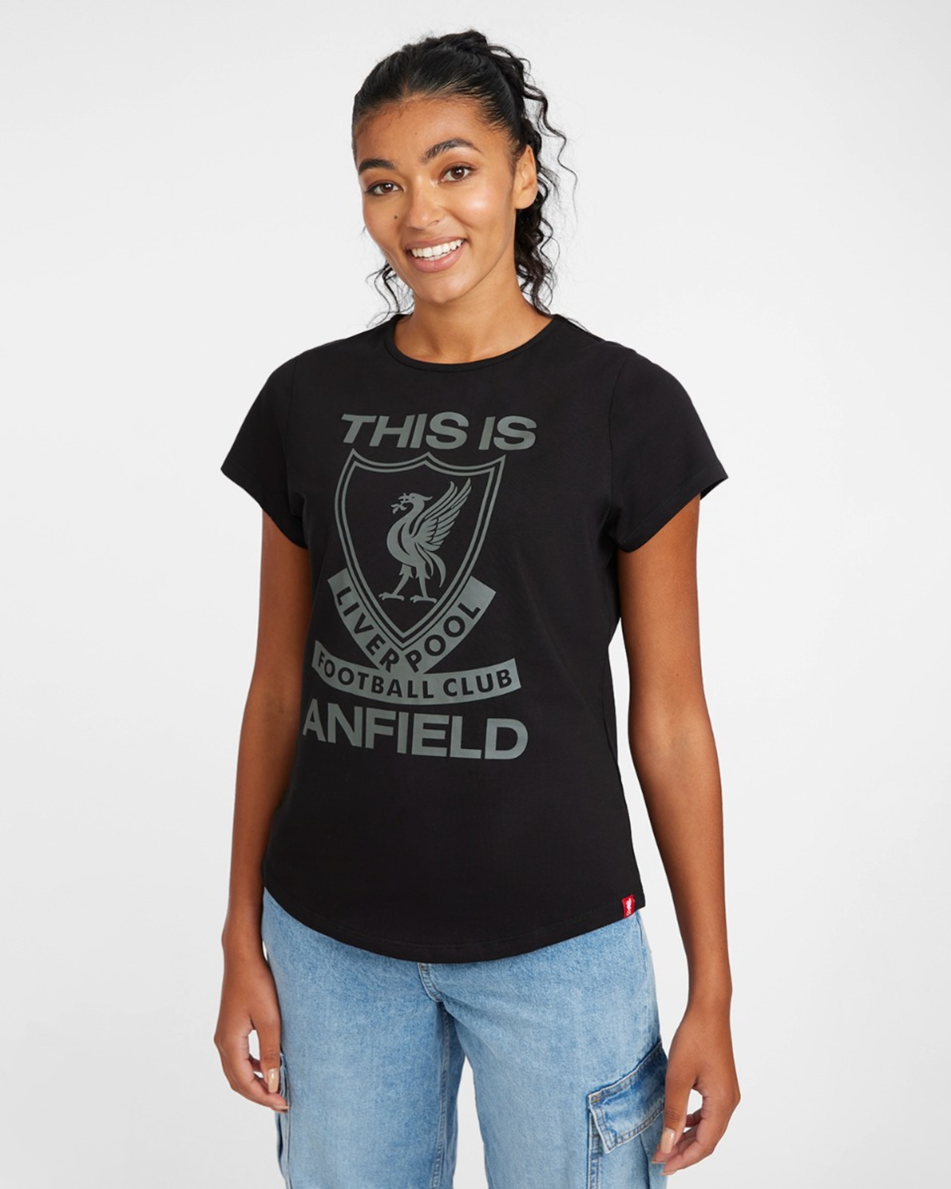 LFC Sort TIA T-shirt til kvinder - Image 1