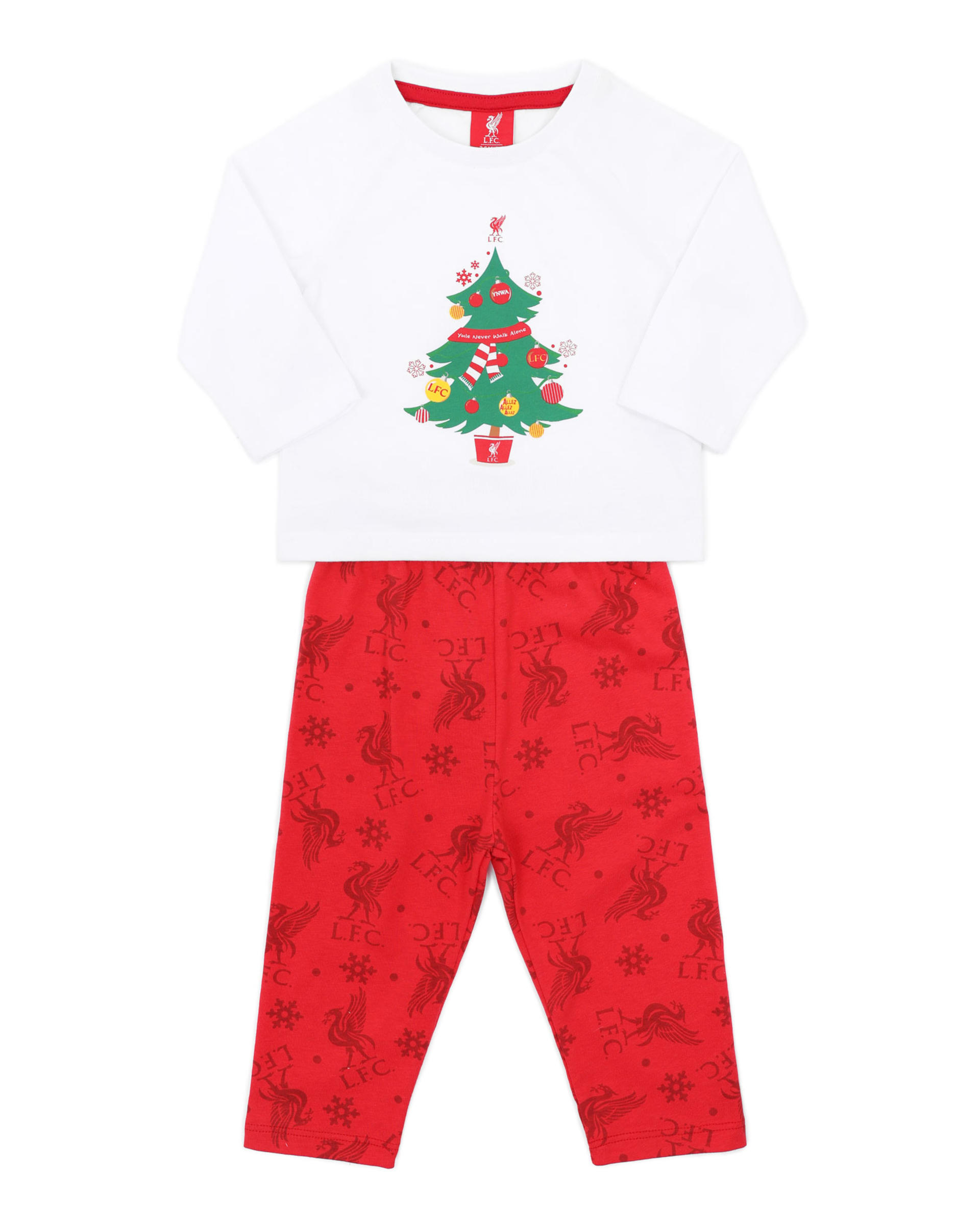 Pijama navideño para bebés LFC, rojo - Image 1