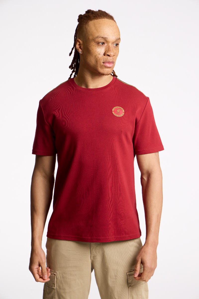 T-shirt rouge LFC EST. 1892 pour adultes - Image 1
