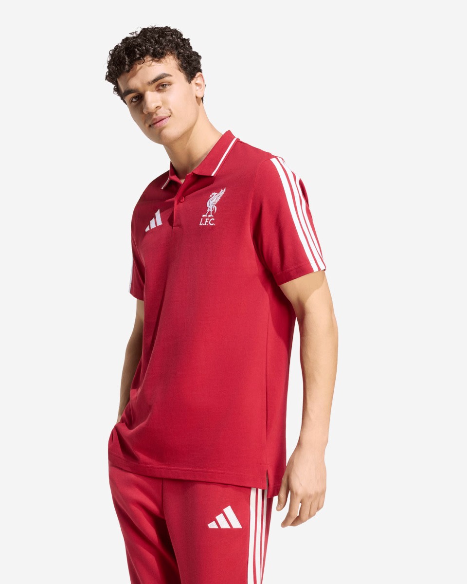 LFC 아디다스 어덜트 26/27 DNA 폴로 액티브 마룬 - Image 1