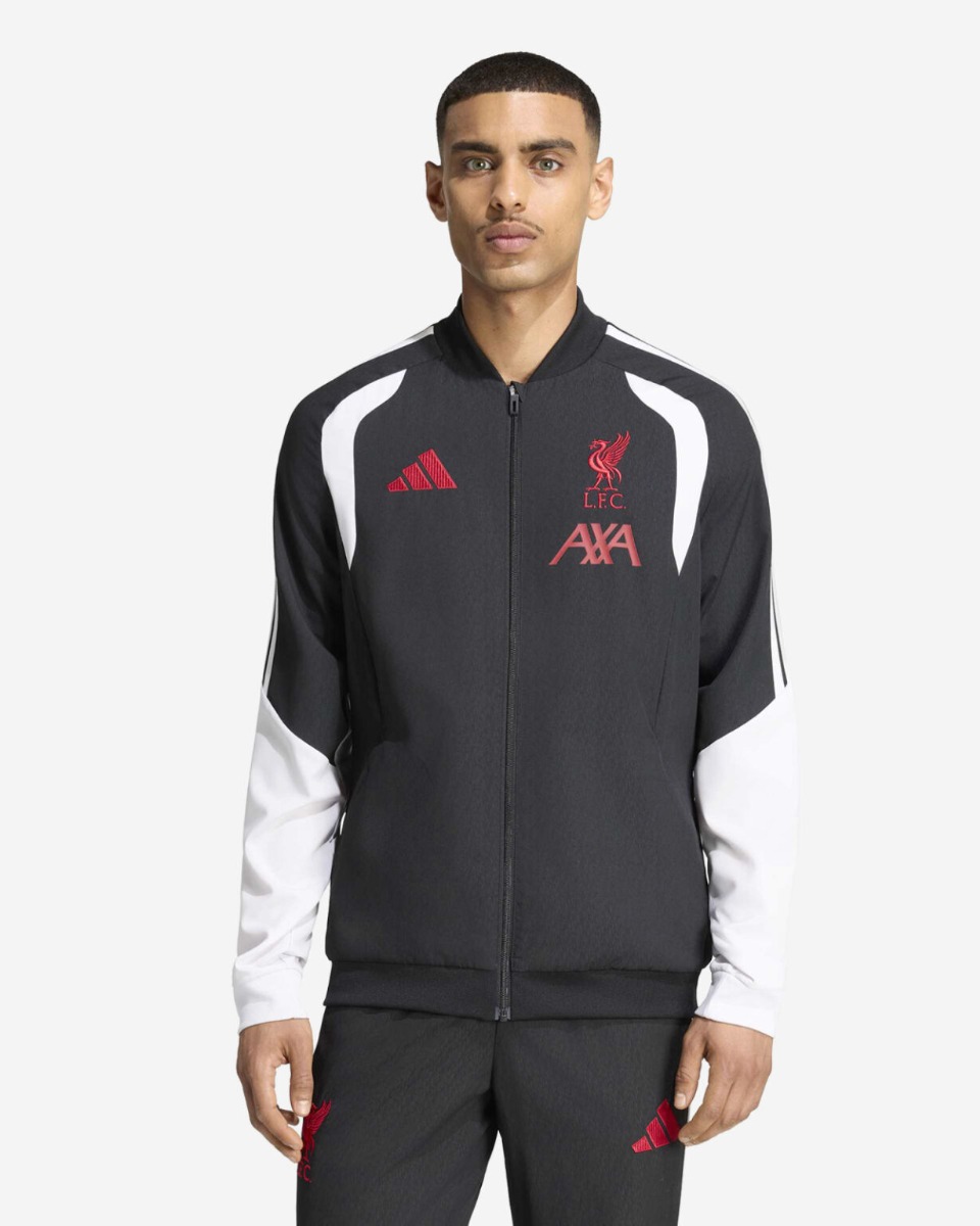 LFC adidas Mens 26/27 Tiro Presentation Jacket Black