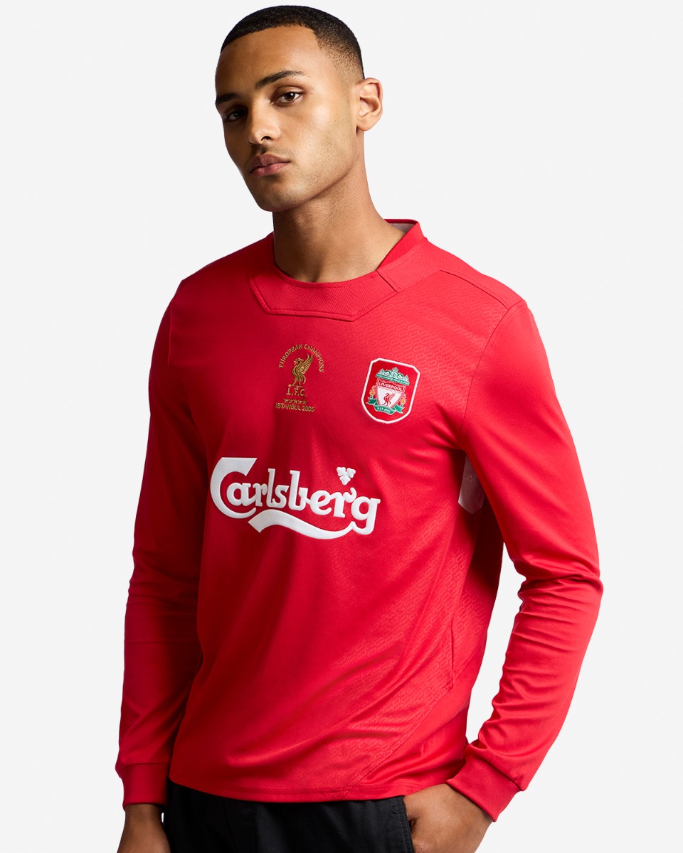 LFC Mens Retro 2005 Istanbul Long Sleeve Shirt