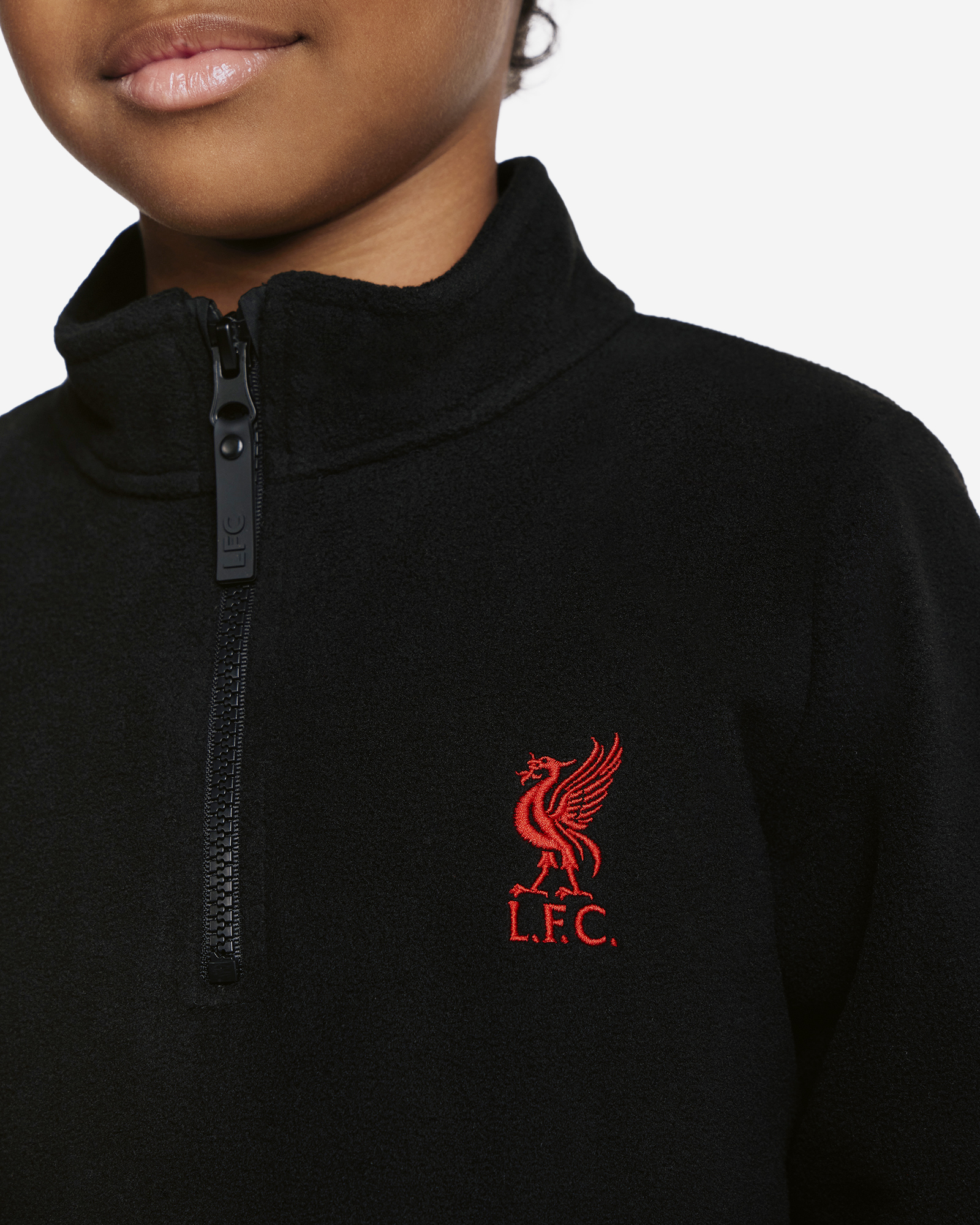 LFC Infants Quarter Zip Fleece Black - Image 3