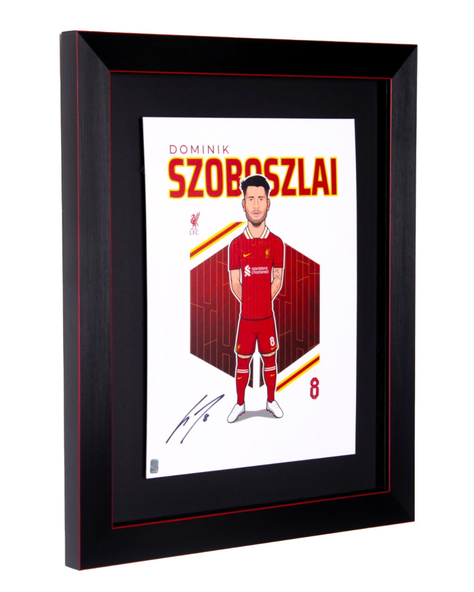LFC Signed 24/25 Szoboszlai Print - Image 2