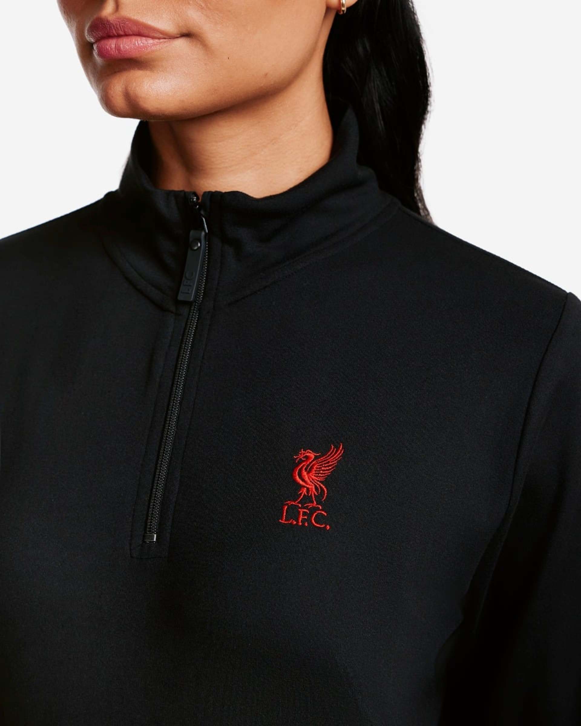 LFC ผ้าฟลีซซิป 1/4 สีดำ - Image 2