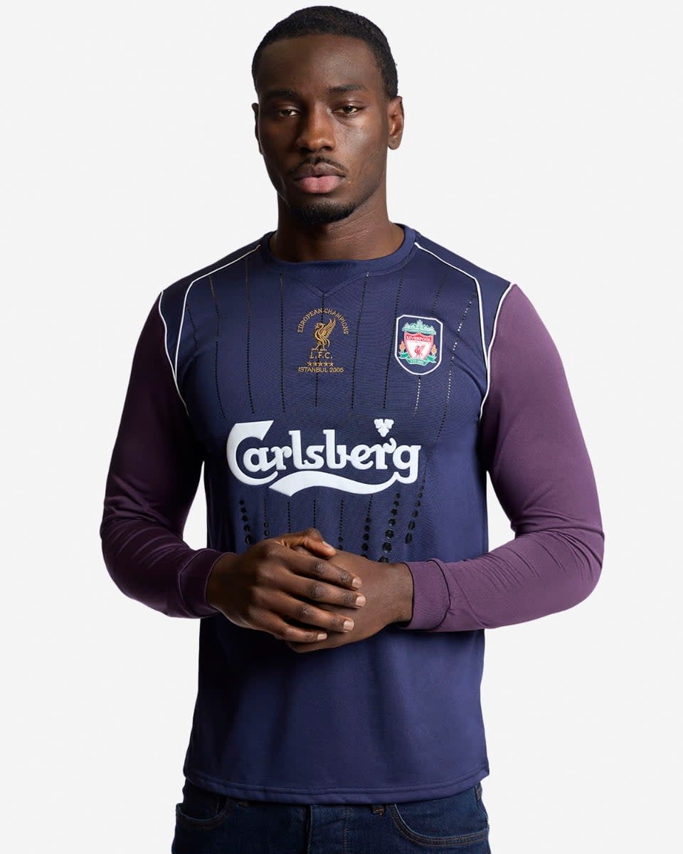 LFC Mens Retro 2005 Istanbul Long Sleeve Goalkeeper Jersey - Image 1