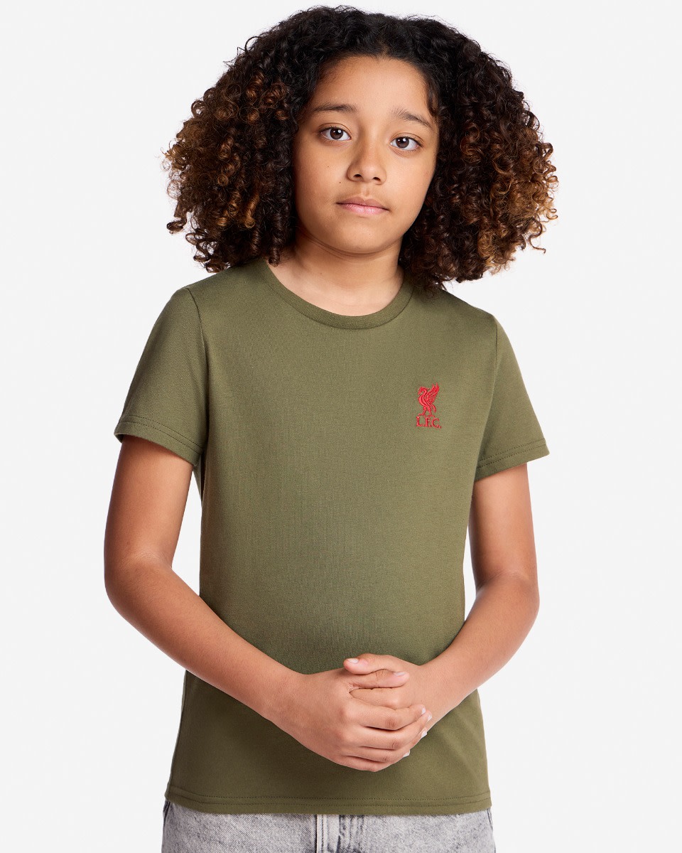 LFC Juniors Liverbird Tee Green - Image 1